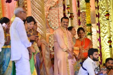 Celebs at Bandla Ganesh Brothers Daughter Ashritha Wedding Photos